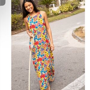 NATURAL LIFE S/XS Colorful Floral Maxi Dress